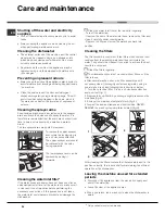 Preview for 24 page of Hotpoint Ariston LSF 8357 Operating Instructions Manual