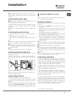 Preview for 13 page of Hotpoint Ariston LSFF 8M116 Operating Instructions Manual