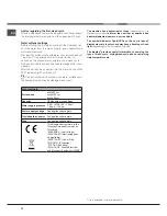 Preview for 14 page of Hotpoint Ariston LSFF 8M116 Operating Instructions Manual