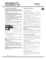 Preview for 19 page of Hotpoint Ariston LSFF 8M116 Operating Instructions Manual