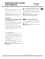 Preview for 21 page of Hotpoint Ariston LSFF 8M116 Operating Instructions Manual