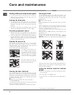 Preview for 22 page of Hotpoint Ariston LSFF 8M116 Operating Instructions Manual