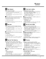 Preview for 13 page of Hotpoint Ariston LSFF 8M117 Operating Instructions Manual