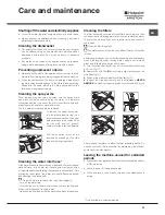 Preview for 23 page of Hotpoint Ariston LSFF 8M117 Operating Instructions Manual