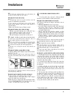 Preview for 47 page of Hotpoint Ariston LSFF 8M117 Operating Instructions Manual