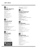 Hotpoint Ariston LSFF 9H124 Instruction Manual preview