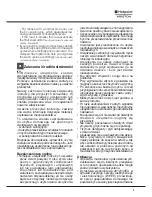 Предварительный просмотр 3 страницы Hotpoint Ariston LSFF 9H124 Instruction Manual