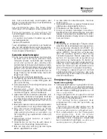 Предварительный просмотр 7 страницы Hotpoint Ariston LSFF 9H124 Instruction Manual