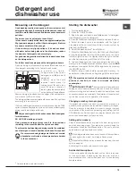 Предварительный просмотр 19 страницы Hotpoint Ariston LSFF 9H124 Instruction Manual