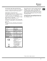 Предварительный просмотр 47 страницы Hotpoint Ariston LSFF 9H124 Instruction Manual