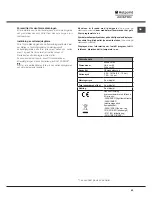 Предварительный просмотр 69 страницы Hotpoint Ariston LSFF 9H124 Instruction Manual