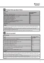 Предварительный просмотр 9 страницы Hotpoint Ariston LSFF 9M114 Operating Instructions Manual