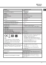 Предварительный просмотр 47 страницы Hotpoint Ariston LSFF 9M114 Operating Instructions Manual