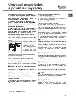 Preview for 51 page of Hotpoint Ariston LSFF 9M124 Operating Instructions Manual