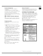 Preview for 3 page of Hotpoint Ariston LSP 720 Operating Instruction