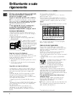 Preview for 8 page of Hotpoint Ariston LSP 720 Operating Instruction