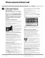 Preview for 20 page of Hotpoint Ariston LSP 720 Operating Instruction