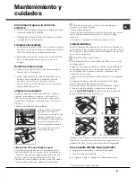 Preview for 69 page of Hotpoint Ariston LSP 720 Operating Instruction