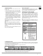 Preview for 3 page of Hotpoint Ariston LST 328 Operating Instructions Manual