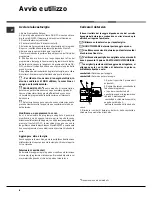 Preview for 6 page of Hotpoint Ariston LST 328 Operating Instructions Manual