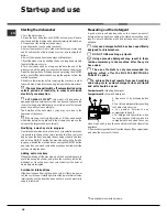 Preview for 18 page of Hotpoint Ariston LST 328 Operating Instructions Manual