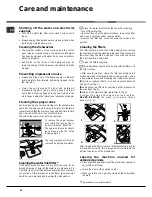 Preview for 22 page of Hotpoint Ariston LST 328 Operating Instructions Manual