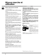 Preview for 30 page of Hotpoint Ariston LST 328 Operating Instructions Manual