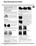 Preview for 41 page of Hotpoint Ariston LST 328 Operating Instructions Manual