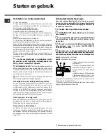 Preview for 54 page of Hotpoint Ariston LST 328 Operating Instructions Manual