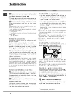 Preview for 62 page of Hotpoint Ariston LST 328 Operating Instructions Manual