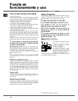 Preview for 66 page of Hotpoint Ariston LST 328 Operating Instructions Manual