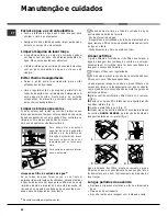 Preview for 82 page of Hotpoint Ariston LST 328 Operating Instructions Manual