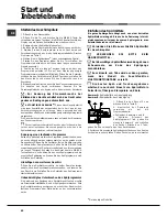 Предварительный просмотр 42 страницы Hotpoint Ariston LST 329 Operating Instructions Manual