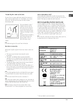 Preview for 15 page of Hotpoint Ariston LST 4167 Operating Instructions Manual