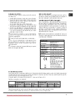 Preview for 3 page of Hotpoint Ariston LST114 Operating Instructions Manual