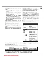 Preview for 15 page of Hotpoint Ariston LST114 Operating Instructions Manual