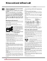 Preview for 20 page of Hotpoint Ariston LST114 Operating Instructions Manual