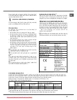 Preview for 39 page of Hotpoint Ariston LST114 Operating Instructions Manual