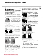 Preview for 41 page of Hotpoint Ariston LST114 Operating Instructions Manual