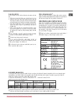 Preview for 51 page of Hotpoint Ariston LST114 Operating Instructions Manual