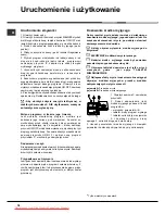 Preview for 78 page of Hotpoint Ariston LST114 Operating Instructions Manual