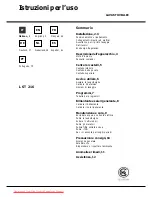 Preview for 1 page of Hotpoint Ariston LST216 Operating Instructions Manual