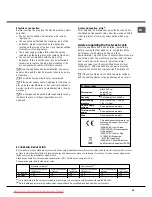 Preview for 15 page of Hotpoint Ariston LST216 Operating Instructions Manual