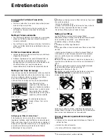 Preview for 33 page of Hotpoint Ariston LST216 Operating Instructions Manual