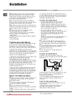 Preview for 38 page of Hotpoint Ariston LST216 Operating Instructions Manual