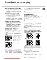 Preview for 57 page of Hotpoint Ariston LST216 Operating Instructions Manual