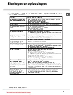 Preview for 59 page of Hotpoint Ariston LST216 Operating Instructions Manual