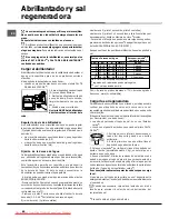 Preview for 68 page of Hotpoint Ariston LST216 Operating Instructions Manual