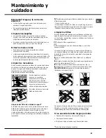 Preview for 69 page of Hotpoint Ariston LST216 Operating Instructions Manual