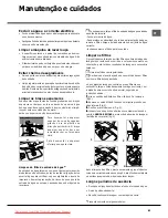 Preview for 81 page of Hotpoint Ariston LST216 Operating Instructions Manual